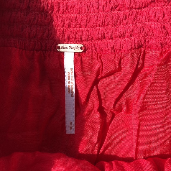 Free People Red Shorts - Picture 2 of 2